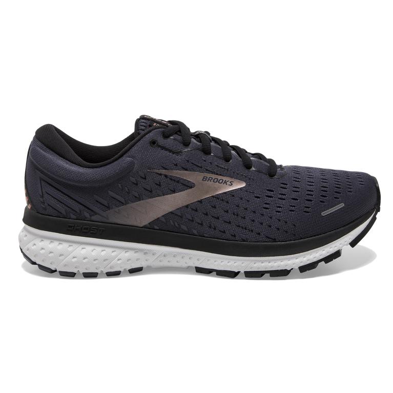 Brooks Ghost 13 Road Running Shoes - Women's - Ombre Blue/Black/Rose Gold (34150-OQJB)